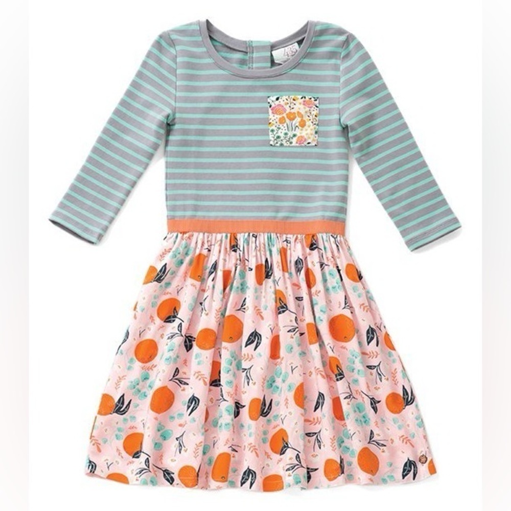 Matilda Jane 435, Joanna Gaines Freah Squeezed Clementine Dress